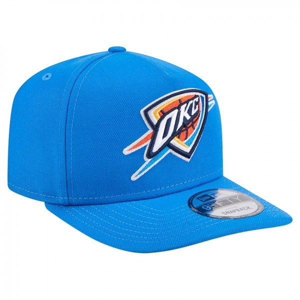 Бейсболка Oklahoma City Thunder New Era Blue Core Logo A-Frame 9FIFTY Snapback
