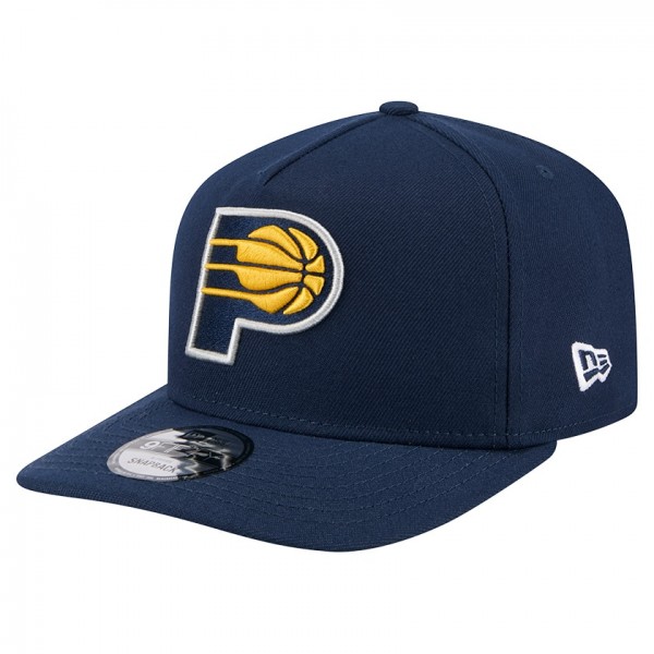 Бейсболка Indiana Pacers New Era Navy Core Logo A-Frame 9FIFTY Snapback