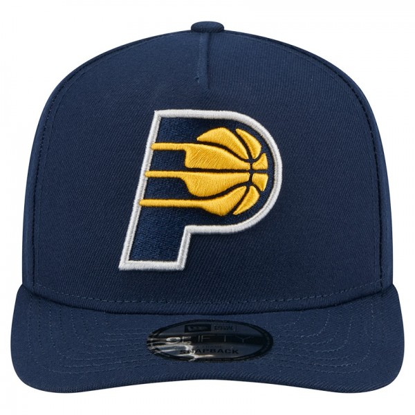 Бейсболка Indiana Pacers New Era Navy Core Logo A-Frame 9FIFTY Snapback