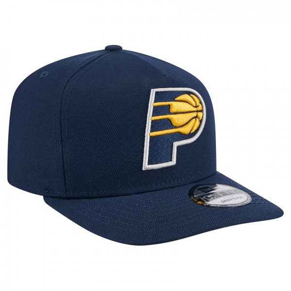 Бейсболка Indiana Pacers New Era Navy Core Logo A-Frame 9FIFTY Snapback