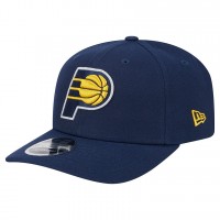 Бейсболка Indiana Pacers New Era Navy Core Logo 9SEVENTY Stretch-Snap