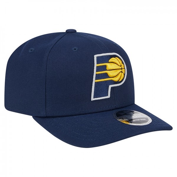 Бейсболка Indiana Pacers New Era Navy Core Logo 9SEVENTY Stretch-Snap