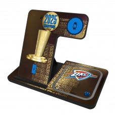 Зарядная станция Oklahoma City Thunder Keyscaper 2025 NBA Finals Champions 3-In-1 Wireless 