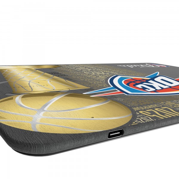 Зарядная станция Oklahoma City Thunder Keyscaper 2025 NBA Finals Champions Wireless