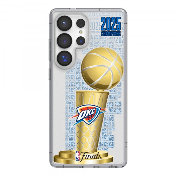 Чехол на телефон Oklahoma City Thunder Keyscaper 2025 NBA Finals Champions Galaxy Clear