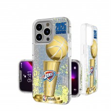 Чехол на телефон Oklahoma City Thunder Keyscaper 2025 NBA Finals Champions iPhone Floating Glitter