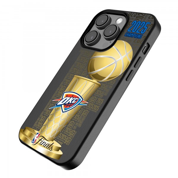 Чехол на телефон Oklahoma City Thunder Keyscaper 2025 NBA Finals Champions iPhone Magnetic Bump