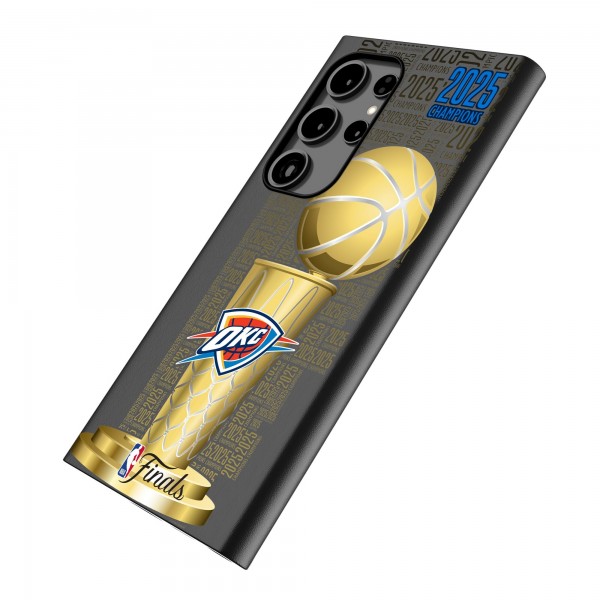 Чехол на телефон Oklahoma City Thunder Keyscaper 2025 NBA Finals Champions Galaxy Magnetic Bump
