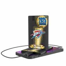 Портативная зарядка Oklahoma City Thunder Keyscaper 2025 NBA Finals Champions Credit Card