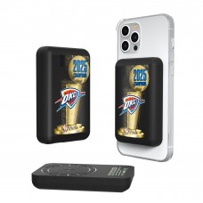 Портативная зарядка Oklahoma City Thunder Keyscaper 2025 NBA Finals Champions Wireless Magnetic
