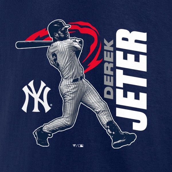 New York Yankees Derek Jeter Navy Player Graphic T-Shirt