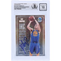 Klay Thompson Golden State Warriors Autographed 2012-13 Panini Brilliance Scorers Inc. #17 Beckett Fanatics Witnessed Authenticated 10 Rookie Card