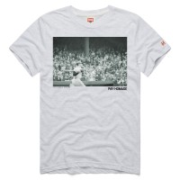 New York Yankees Mickey Mantle Homage Ash Graphic Tri-Blend T-Shirt