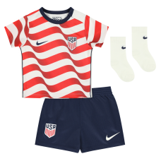 USMNT Nike Infant 2026 Home Stadium Replica Kit Set - Red/White