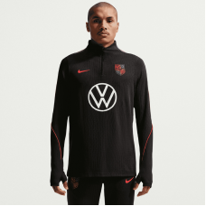 USMNT Nike 2026 Strike Elite Dri-FIT ADV Long Sleeve Quarter-Zip Drill Top - Black