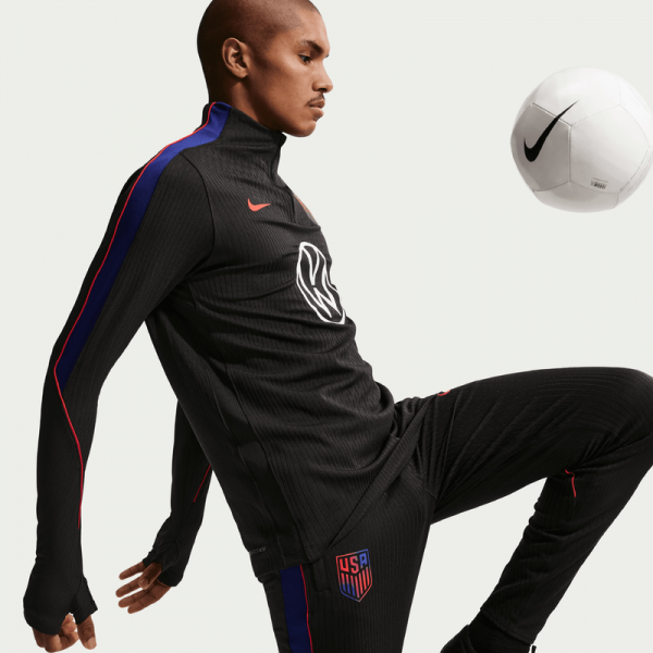 USMNT Nike 2026 Strike Elite Dri-FIT ADV Long Sleeve Quarter-Zip Drill Top - Black