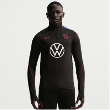 USMNT Nike 2026 Strike Dri-FIT Quarter-Zip Long Sleeve Drill Top - Black