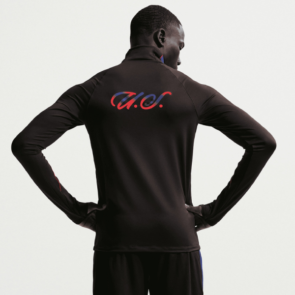 USMNT Nike 2026 Strike Dri-FIT Quarter-Zip Long Sleeve Drill Top - Black