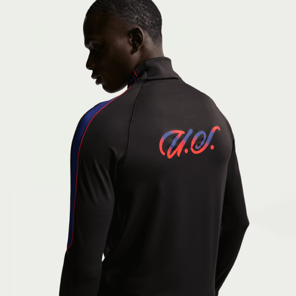 USMNT Nike 2026 Strike Dri-FIT Quarter-Zip Long Sleeve Drill Top - Black