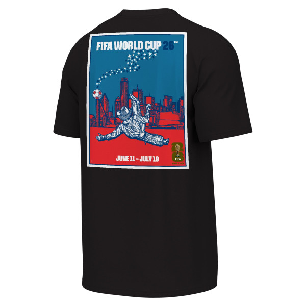 Футболка 2026 FIFA World Cup Outerstuff Dallas Host City Poster Graphic - Black
