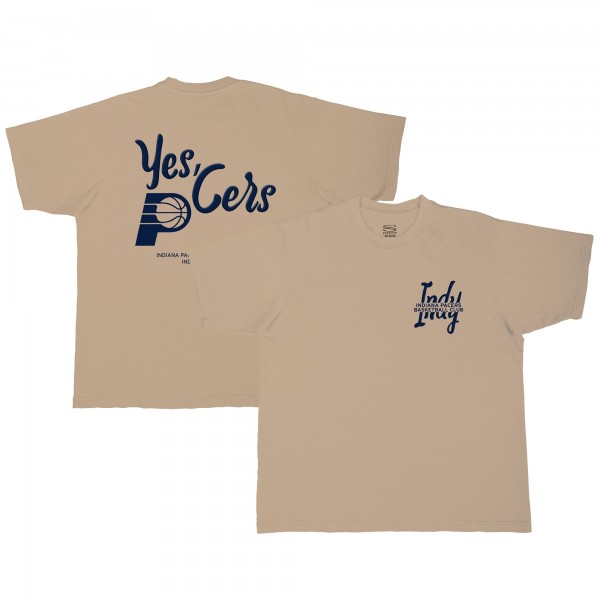Unisex Indiana Pacers Stadium Essentials Tan Urban T-Shirt
