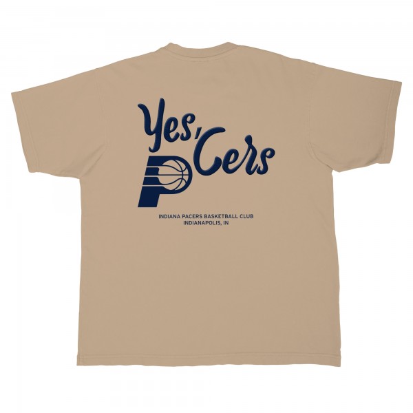 Unisex Indiana Pacers Stadium Essentials Tan Urban T-Shirt