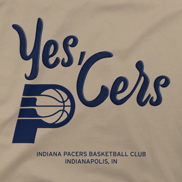 Unisex Indiana Pacers Stadium Essentials Tan Urban T-Shirt