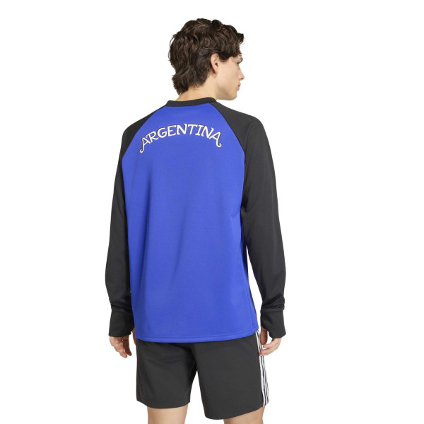 Джерси Argentina National Team adidas 2026 Long Sleeve Pre-Match Top - Blue