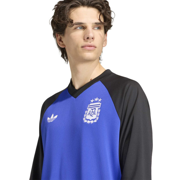 Джерси Argentina National Team adidas 2026 Long Sleeve Pre-Match Top - Blue