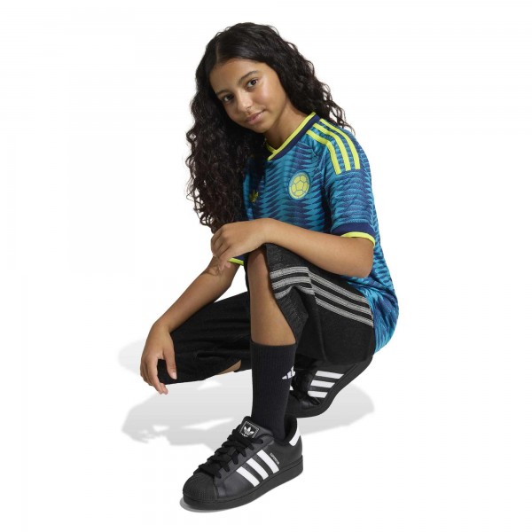 Подростковая Colombia National Team adidas 2026 Away Replica Jersey - Turquoise