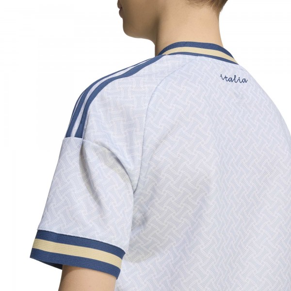 Подростковая Italy National Team adidas 2026 Away Replica Jersey - Light Blue