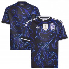 Подростковая Argentina National Team adidas 2026 Away Replica Jersey - Black