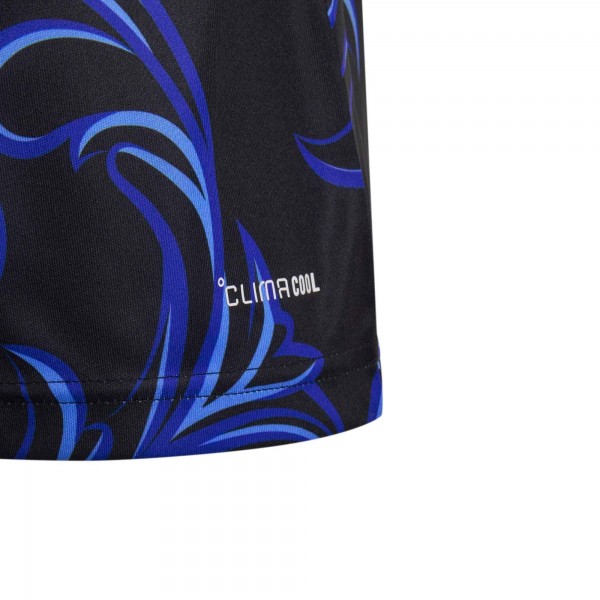 Подростковая Argentina National Team adidas 2026 Away Replica Jersey - Black