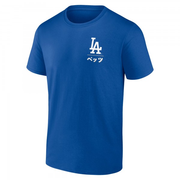 Los Angeles Dodgers Mookie Betts Royal Anime Graphic T-Shirt