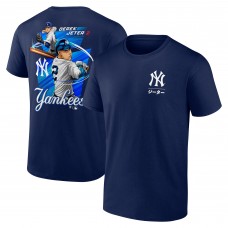 New York Yankees Derek Jeter Navy Anime Graphic T-Shirt