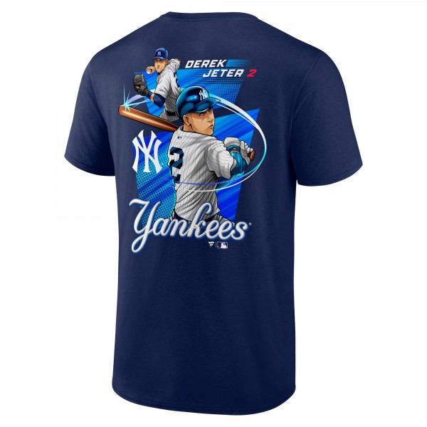 New York Yankees Derek Jeter Navy Anime Graphic T-Shirt