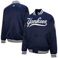 Куртка на кнопках New York Yankees Mitchell & Ness Navy 2000 World SeriesVarsity