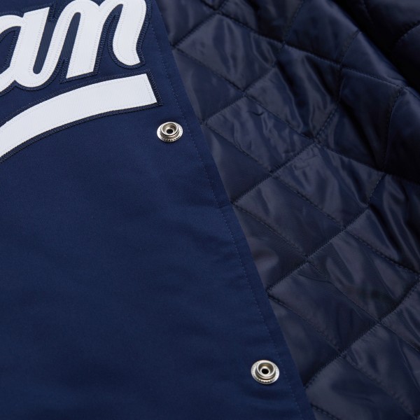 New York Yankees Mitchell & Ness Navy 2000 World Series Full-Snap Varsity Jacket