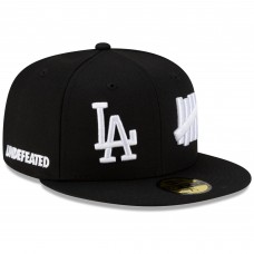 Бейсболка Los Angeles Dodgers New Era x Undefeated Black Tally 59FIFTY