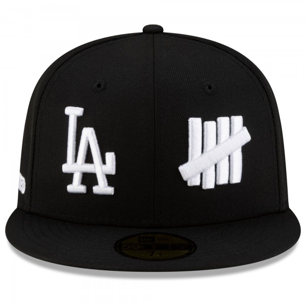 Бейсболка Los Angeles Dodgers New Era x Undefeated Black Tally 59FIFTY