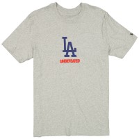 Los Angeles Dodgers New Era x Undefeated Gray Undefeated T-Shirt