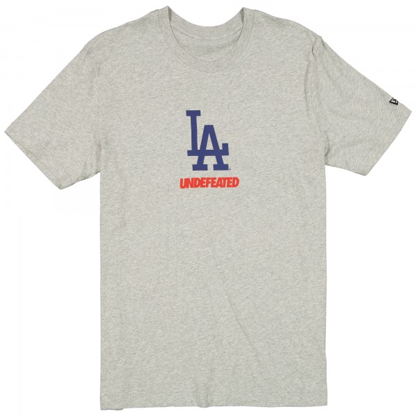Los Angeles Dodgers New Era x Undefeated Gray Undefeated T-Shirt