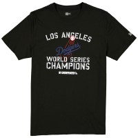 Los Angeles Dodgers New Era x Undefeated Black World Series Champions T-Shirt