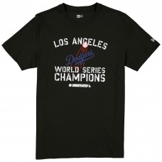 Los Angeles Dodgers New Era x Undefeated Black World Series Champions T-Shirt
