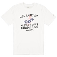 Los Angeles Dodgers New Era x Undefeated White World Series Champions T-Shirt