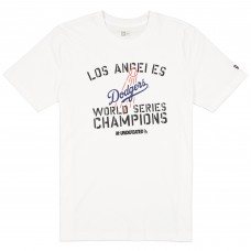 Los Angeles Dodgers New Era x Undefeated White World Series Champions T-Shirt