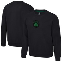 Unisex Boston Celtics Stadium Essentials Black Club Level Chenille Sweatshirt