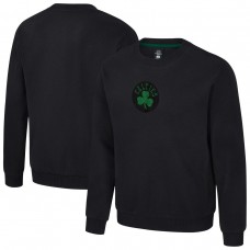 Unisex Boston Celtics Stadium Essentials Black Club Level Chenille Sweatshirt