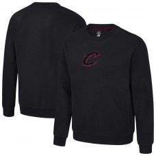 Unisex Cleveland Cavaliers Stadium Essentials Black Club Level Chenille Sweatshirt