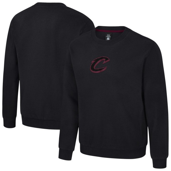 Unisex Cleveland Cavaliers Stadium Essentials Black Club Level Chenille Sweatshirt